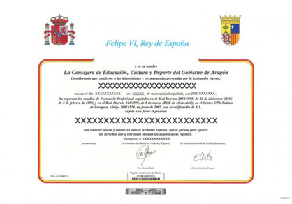 Título Oficial de Técnico Superior